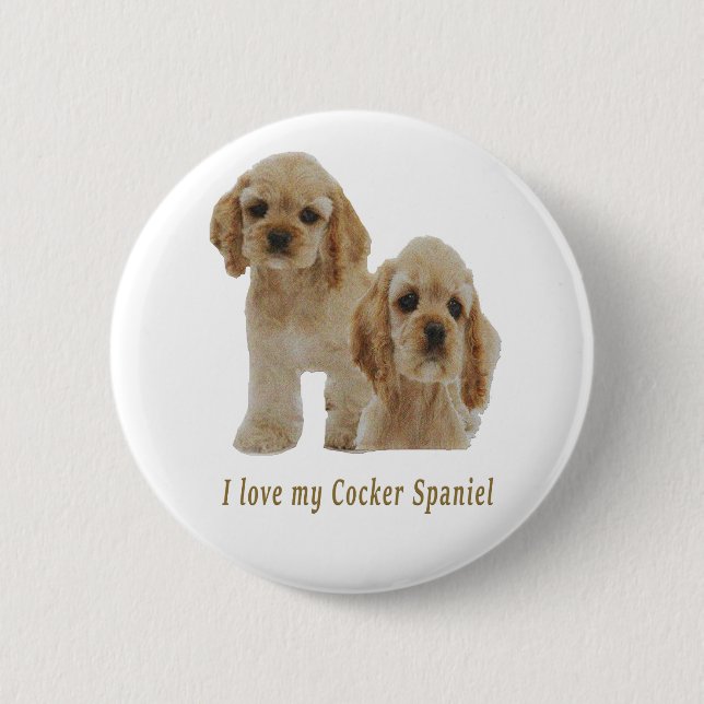 cocker spaniels knapp (Framsida)