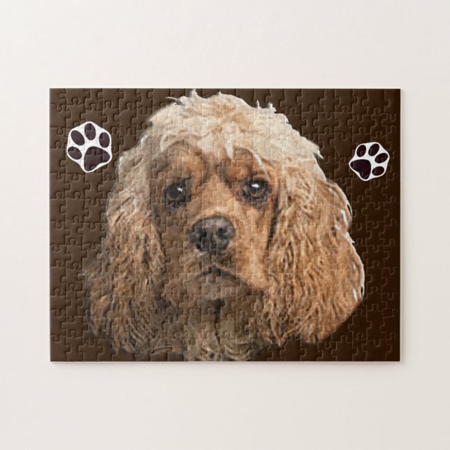 cocker spaniels pussel (Horisontell)