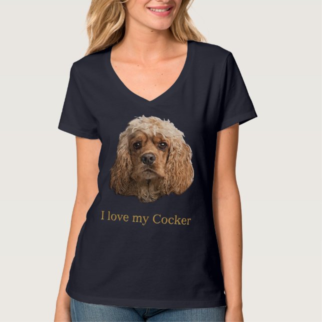 cocker spaniels t shirt (Framsida)