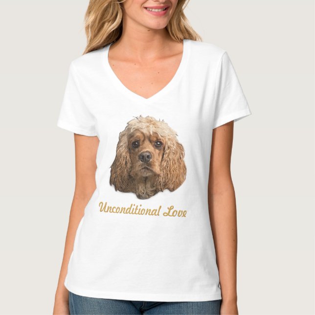 cocker spaniels t shirt (Framsida)