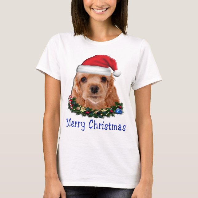Cocker Spaniels T Shirt (Framsida)