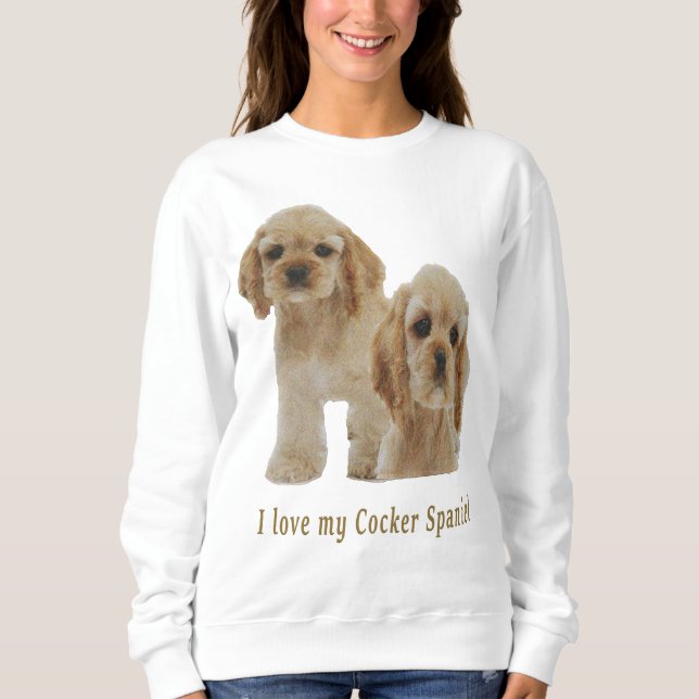 cocker spaniels t shirt (Framsida)