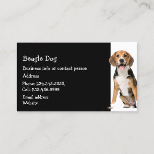 Cocker Spansk Hund Breeder Pet Sitter Visitkort