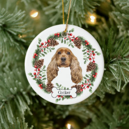 Cocker Spansk hund Personlig Pet Ornament
