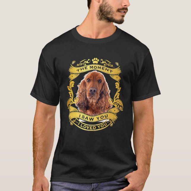 Cocker Spansk Hund... T Shirt (Framsida)