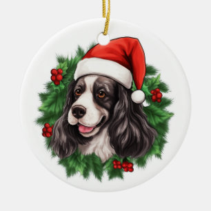 Cocker Spansk julkrans Ornament
