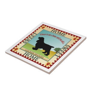 Cocker Spansk Kakelplatta