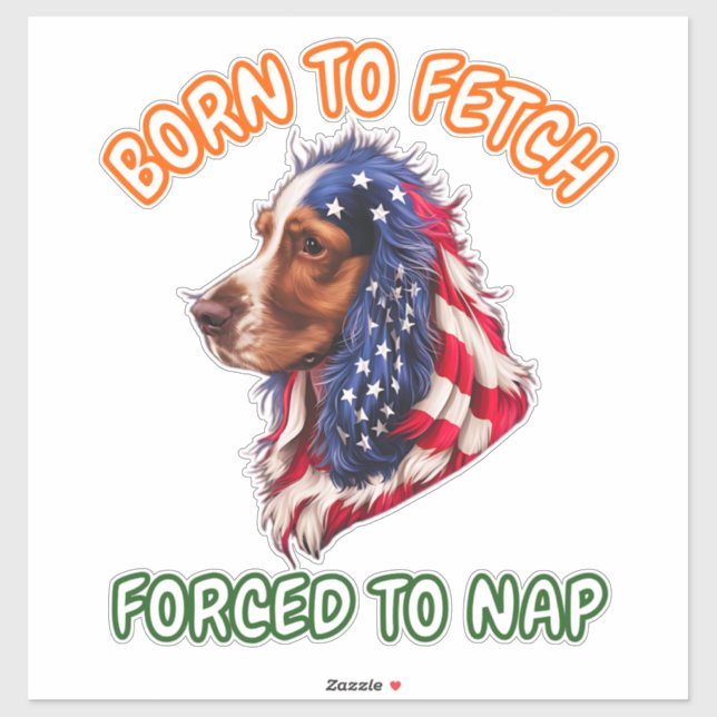 Cocker Spansk Klistermärken (Ark)