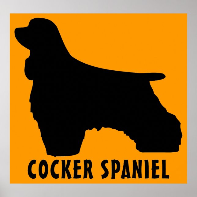 Cocker Spansk Poster (Framsidan)