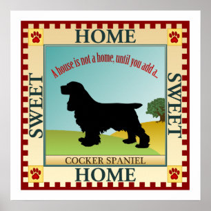 Cocker Spansk Poster