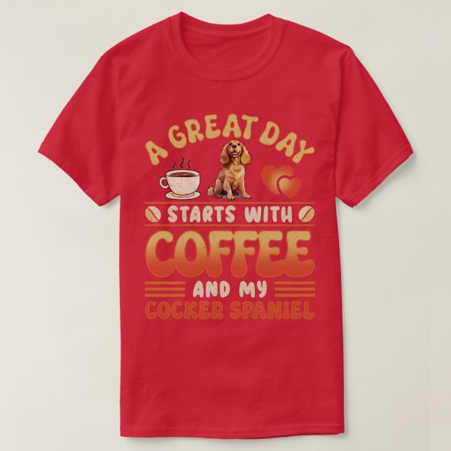 Cocker Spansk T Shirt (Design framsida)