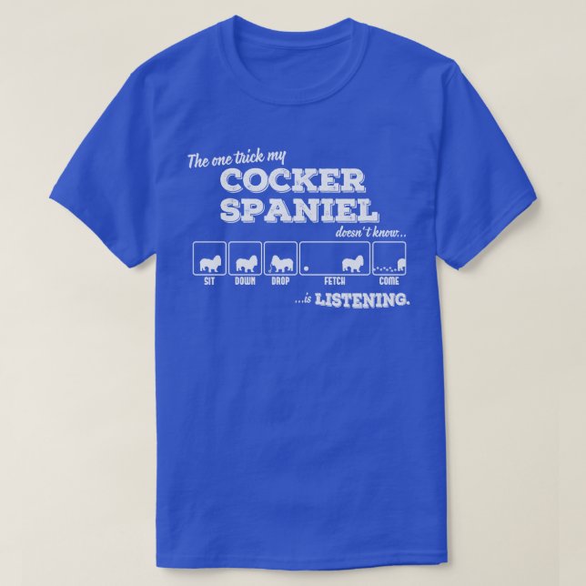 Cocker Spanska 3 T Shirt (Design framsida)