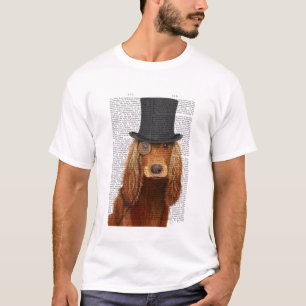 Cocker Spanska, Formellt hound och Hat T Shirt