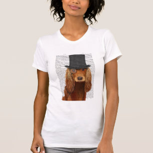 Cocker Spanska, Formellt hound och Hat T Shirt