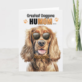 Cocker Spanska Hund Underbarare HuMOM Mors dag Helgkort