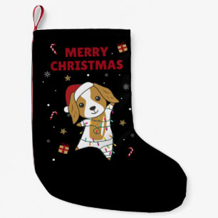 Cocker Spanska julen Hund Winter Animals Hundar S Liten Julstrumpa