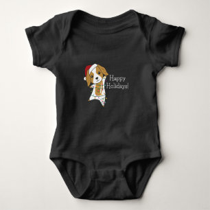 Cocker Spanska julen Hund Winter Animals Hundar T Shirt