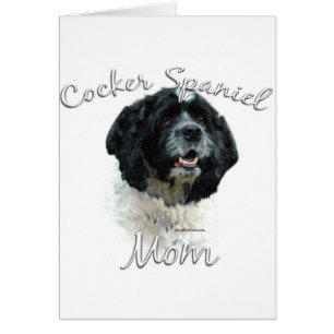Cocker Spanska Mamma 2 Hälsningskort