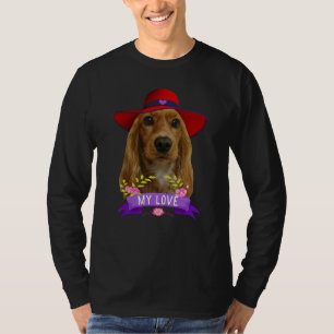 Cocker Spanska Pop Kärlek Cocker Spanska Pappa Mam T Shirt