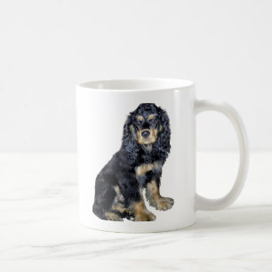 Cocker Spanska (svart och tan) Kaffemugg