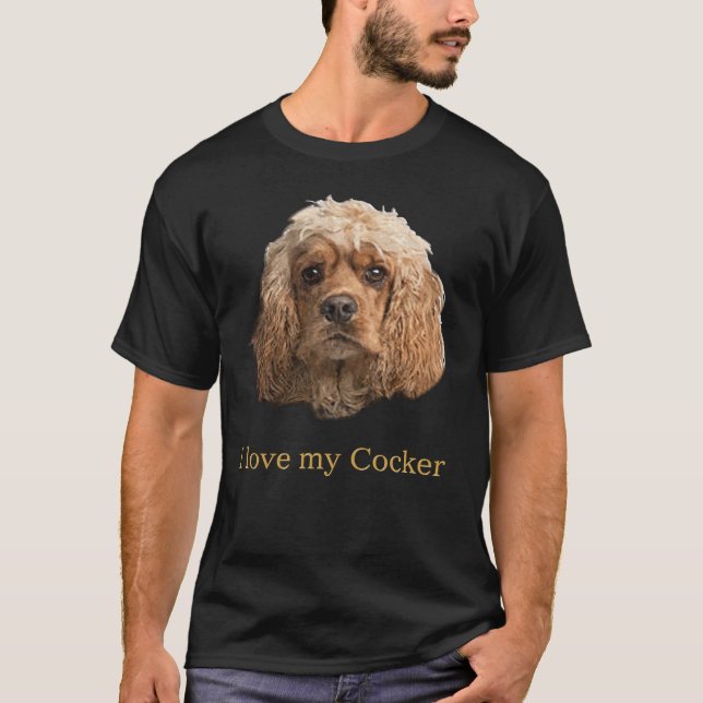 Cocker Spanska t-shirts (Framsida)