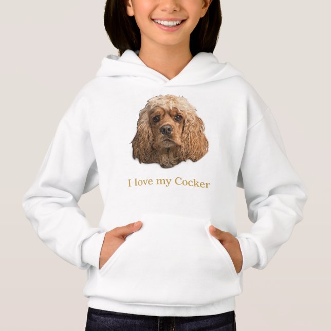 Cocker Spanska t-shirts (Framsida)