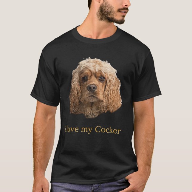 Cocker Spanska t-shirts (Framsida)