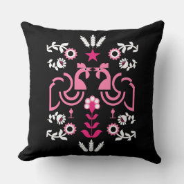 Cockerel Nordic Scandinavian FolArt Kudde