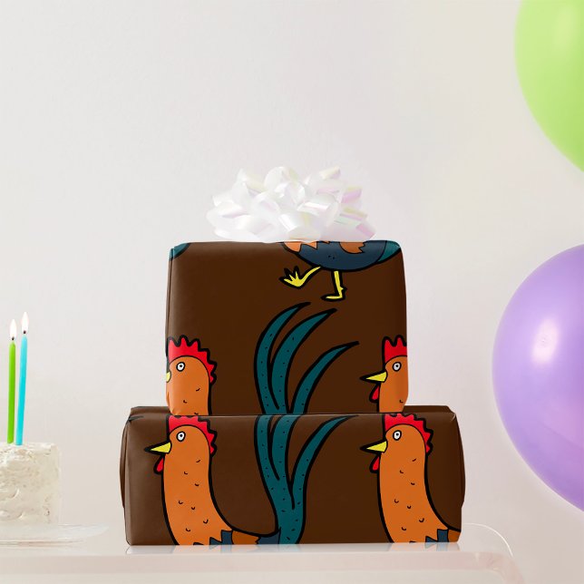 Cockerel Presentpapper (Skapare uppladdad)