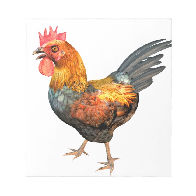 Cockerel Tupp Anteckningsblock (Framsida)