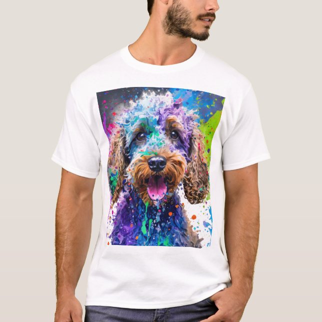 Cockerpoo Hund T Shirt (Framsida)