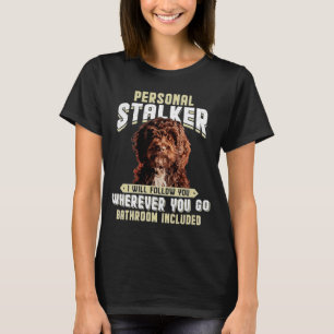 Cockerpoo Personal Stalker jag följer dig där T Shirt