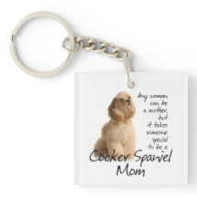 Cockerspanielmamma Keychain