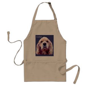 CockerspanielSpaniel som bländar Förkläde