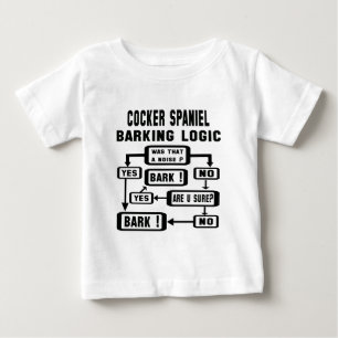 CockerspanielSpaniel som skäller logik! Tee Shirt
