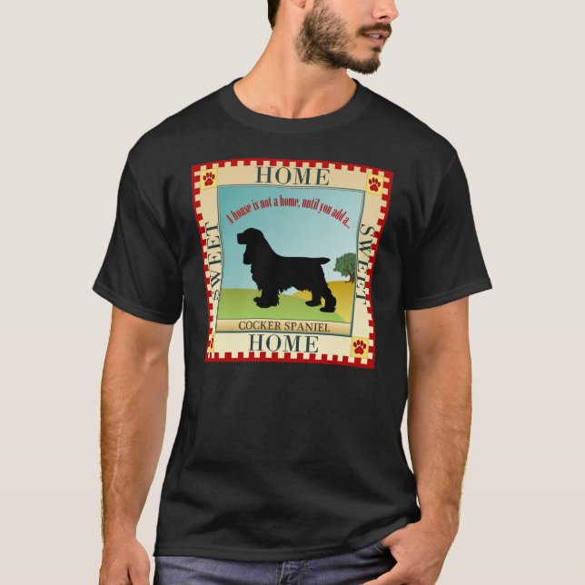 CockerspanielSpaniel T-shirt (Framsida)
