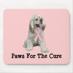 CockerspanielSpanielbröstcancer Mousepad Musmatta
