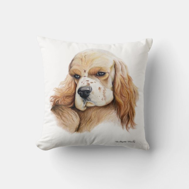 CockerspanielSpanieldekorativ kudde (Framsida)