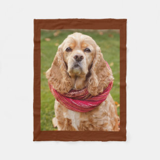 CockerspanielSpanielfilt Fleecefilt