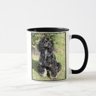 CockerspanielSpanielfoto på den keramiska muggen Mugg