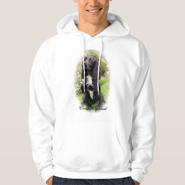 CockerspanielSpanielHoodie Tröja Med Luva (Framsida)