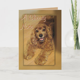 CockerspanielSpanieljubel Du-skräddarsy något Kort