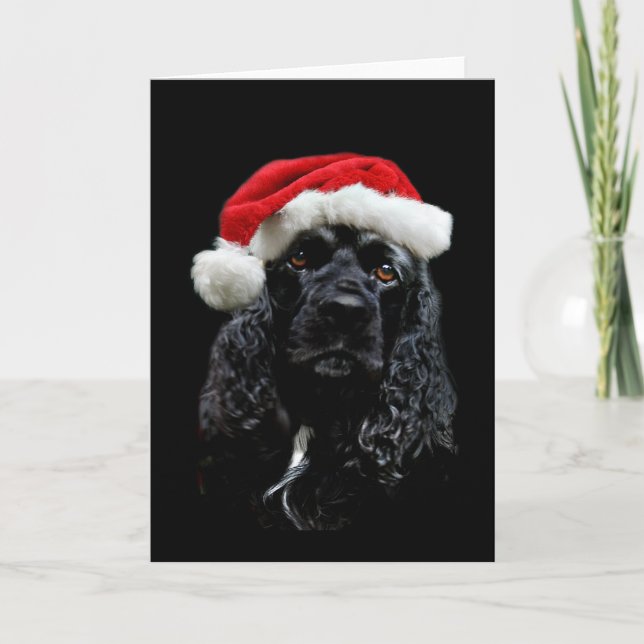 CockerspanielSpanieljul Helgkort (Framsida)