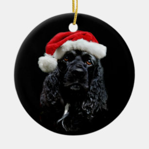 CockerspanielSpanieljul Julgransprydnad Keramik