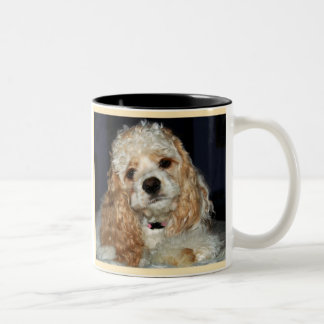 CockerspanielSpanielmugg Två-Tonad Mugg