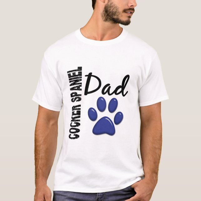 CockerspanielSpanielpappa 2 T-shirt (Framsida)