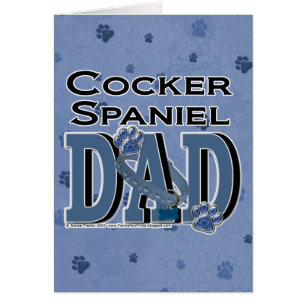 CockerspanielSpanielPAPPA Hälsningskort