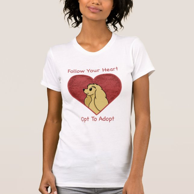 CockerspanielSpanielrädding Tee (Framsida)