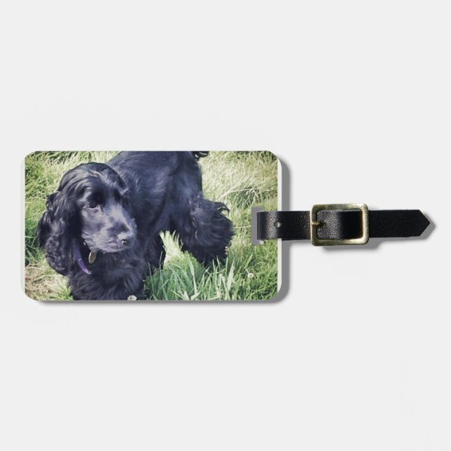 CockerspanielSpanielvalp Bagagebricka (Horisontell Framsida)