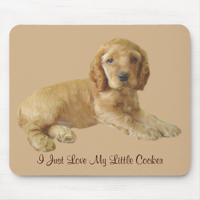 CockerspanielSpanielvalp Mousepad Musmatta (Framsidan)